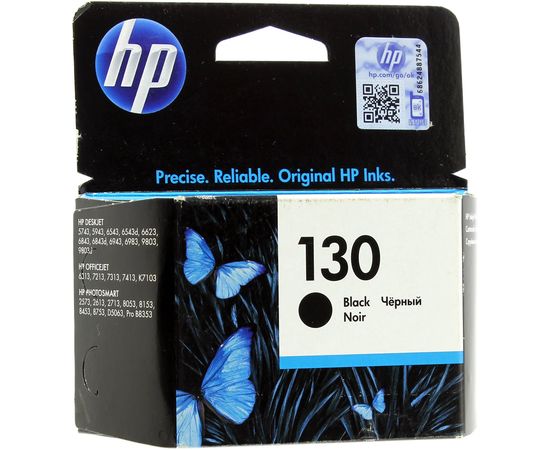 Купить Картридж HP для DJ 5743/6543 HP №130 Black (C8767HE) по лучшей цене