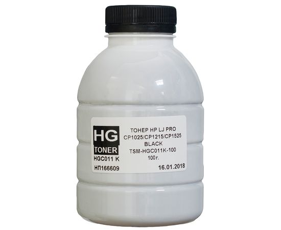 Купить Тонер HP LJ Pro CP1025 флакон, 100 г, черный HG toner (TSM-HGC011K-100) по лучшей цене