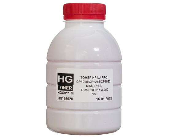 Купить Тонер HP LJ Pro CP1025 флакон, 50 г, пурпурный HG toner (TSM-HGC011M-050) по лучшей цене