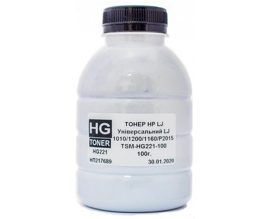 Купить Тонер HP универсальный LJ 1010 флакон, 100 г HG toner (TSM-HG221-100) по лучшей цене