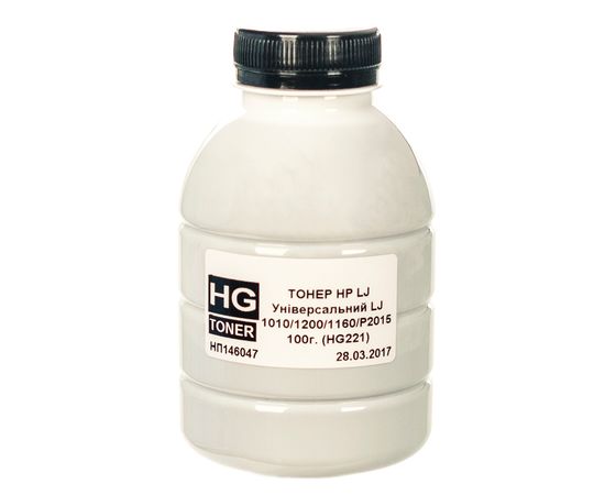 Купить Тонер HP универсальный LJ 1010 флакон, 100 г HG toner (TSM-HG221-100) по лучшей цене