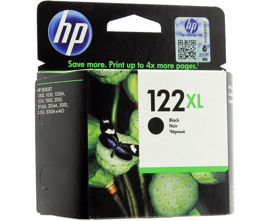 Купить Картридж HP для DJ 1050/2050/3050 HP №122XL Black (CH563HE) повышенной емкости по лучшей цене