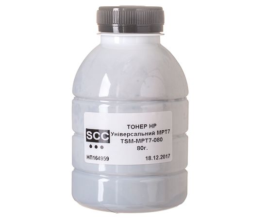 Купить Тонер HP универсальный MPT7 флакон, 80 г SCC (TSM-MPT7-080) по лучшей цене