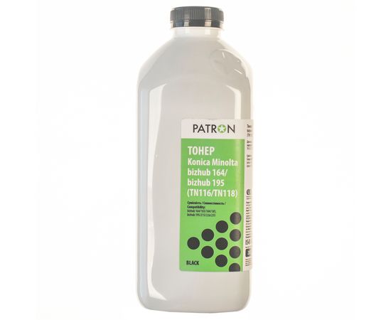 Купить Тонер Konica Minolta bizhub 164/195 флакон, 280 г Patron (PN-MBH164-280) по лучшей цене
