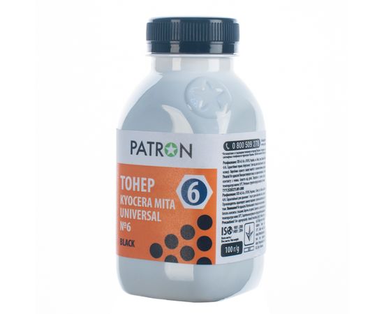 Купить Тонер Kyocera Mita универсальный №6 флакон, 100 г Patron (PN-KU6-100) по лучшей цене