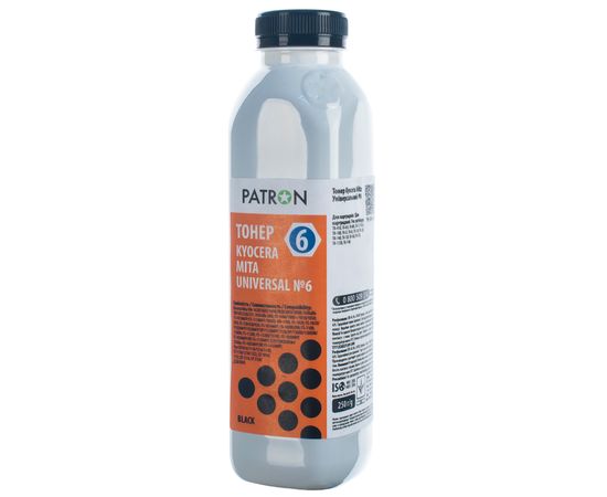 Купить Тонер Kyocera Mita универсальный №6 флакон, 250 г Patron (PN-KU6-250) по лучшей цене