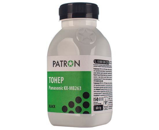 Купить Тонер Panasonic KX MB263 флакон, 60 г Patron (PN-PKXMB263-060) по лучшей цене