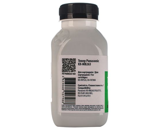 Купить Тонер Panasonic KX MB263 флакон, 60 г Patron (PN-PKXMB263-060) по лучшей цене
