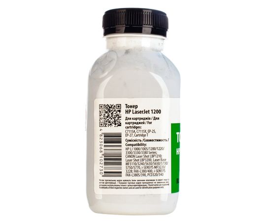 Купить Тонер HP LJ 1200 флакон, 150 г Patron (PN-HLJ1200-150) по лучшей цене