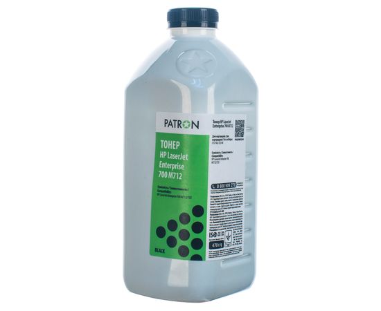 Купить Тонер HP LJ Enterprise 700 M712 флакон, 470 г Patron (PN-HLJE700M712-470) по лучшей цене