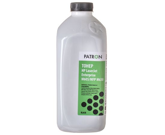 Купить Тонер HP LJ Enterprise M605/MFP M630 флакон, 470 г Patron (PN-HLJEM605-470) по лучшей цене