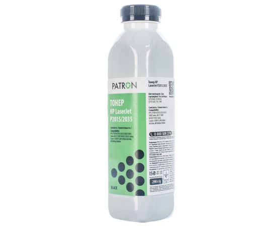 Купить Тонер HP LJ P2015/P2035 флакон, 290 г Patron (PN-HLJP2015-290) по лучшей цене