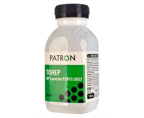 Купить Тонер HP LJ P2015/P2035 флакон, 120 г Patron (PN-HLJP2015-120) по лучшей цене