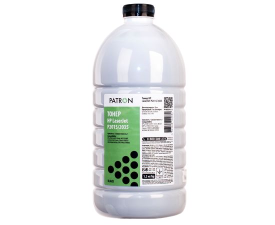 Купить Тонер HP LJ P2015/P2035 флакон, 1,2 кг Patron (PN-HLJP2015-1.2) по лучшей цене