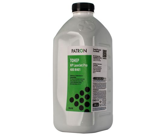 Купить Тонер HP LJ PRO 400 M401 флакон, 290 г Patron (PN-HLJP400M401-290) по лучшей цене