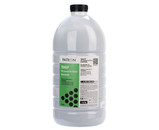 Купить Тонер HP LJ Pro M102/M203 флакон, 1 кг Patron (PN-HLJPM102-1) по лучшей цене