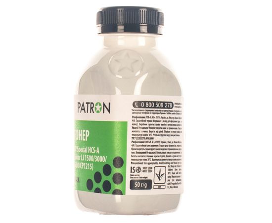 Купить Тонер HP специальный HCS-A флакон, 50 г, черный Patron (PN-HCS-A-B-050) по лучшей цене