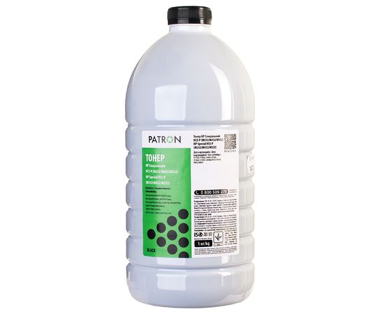 Купить Тонер HP специальный HCS-P флакон, 1 кг, черный Patron (PN-HCS-P-B-1) по лучшей цене