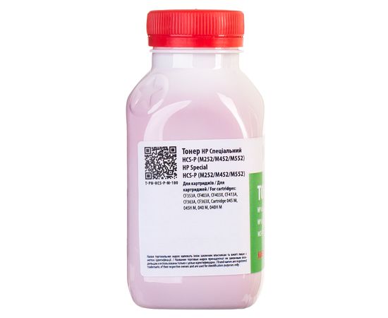 Купить Тонер HP специальный HCS-P флакон, 100 г, пурпурный Patron (PN-HCS-P-M-100) по лучшей цене