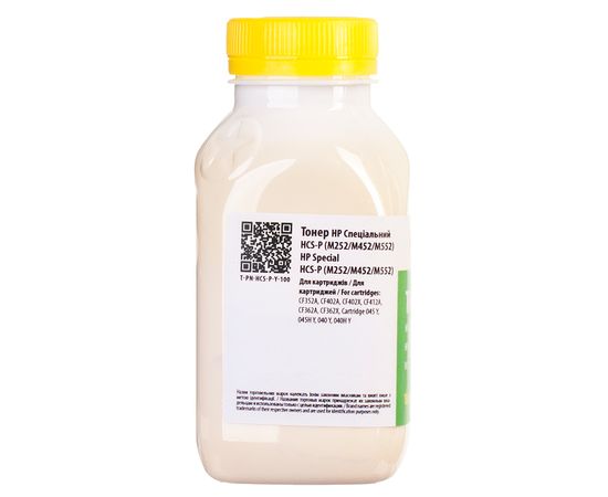 Купить Тонер HP специальный HCS-P флакон, 100 г, желтый Patron (PN-HCS-P-Y-100) по лучшей цене