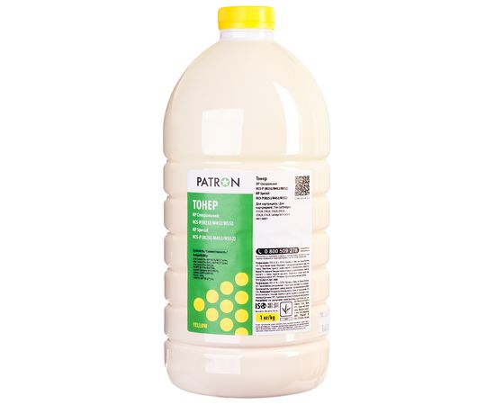 Купить Тонер HP специальный HCS-P флакон, 1 кг, желтый Patron (PN-HCS-P-Y-1) по лучшей цене