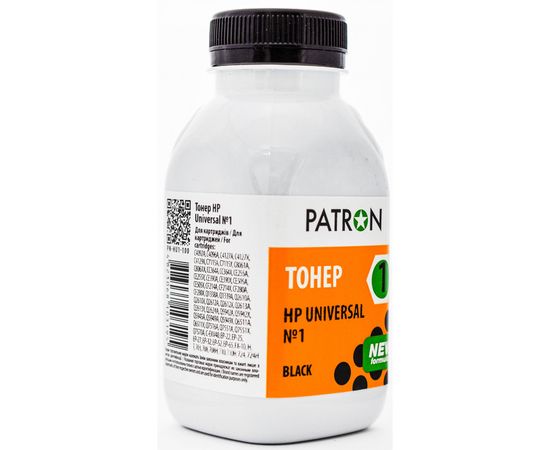 Купить Тонер HP универсальный №1 флакон, 100 г Patron (PN-HU1-100) по лучшей цене