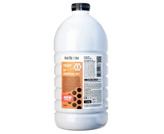 Купить Тонер HP универсальный №1 флакон, 1 кг Patron (PN-HU1-1) по лучшей цене
