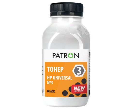 Купить Тонер HP универсальный №3 флакон, 100 г Patron (PN-HU3-100) по лучшей цене