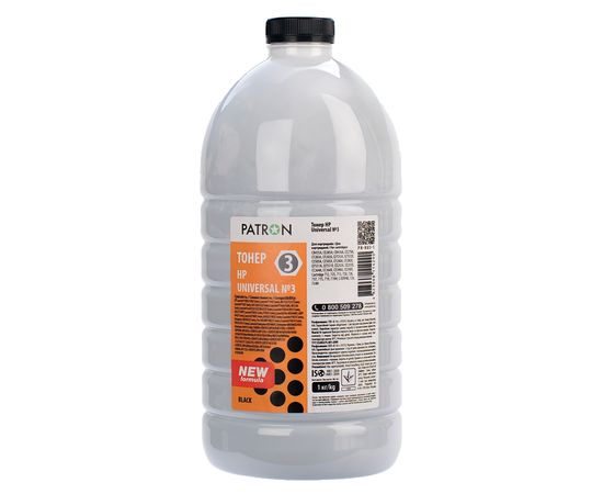 Купить Тонер HP универсальный №3 флакон, 1 кг Patron (PN-HU3-1) по лучшей цене