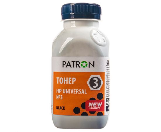 Купить Тонер HP универсальный №3 флакон, 60 г Patron (PN-HU3-060) по лучшей цене