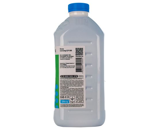 Купить Тонер Samsung CLP-500 флакон, 270 г, голубой Patron (PN-SCLP500-C-270) по лучшей цене