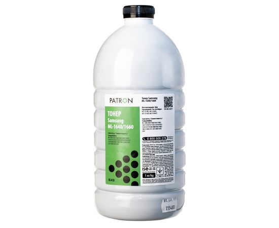 Купить Тонер Samsung ML-1640/ML-1660 флакон, 1 кг Patron (PN-SML1660-1) по лучшей цене