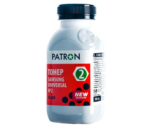 Купить Тонер Samsung универсальный №2 флакон, 80 г Patron (PN-SU2-080) по лучшей цене