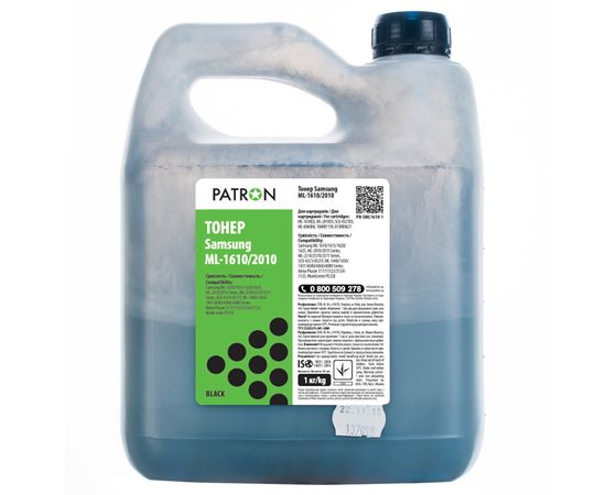 Купить Тонер Samsung ML-1610/ML-2010 флакон, 1 кг Patron (PN-SML1610-1) по лучшей цене