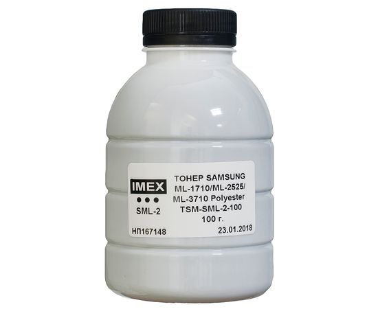 Купить Тонер Samsung ML-1710 Polyester флакон, 100 г Imex (TSM-SML-2-100) по лучшей цене