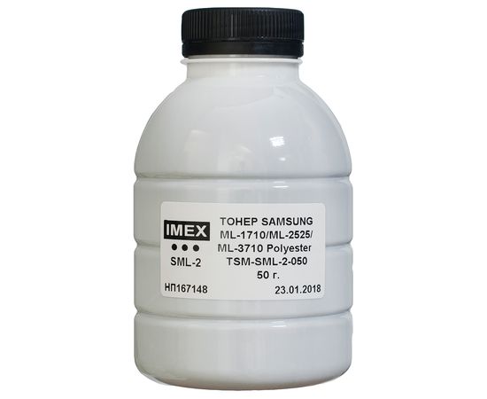Купить Тонер Samsung ML-1710 Polyester флакон, 50 г Imex (TSM-SML-2-050) по лучшей цене