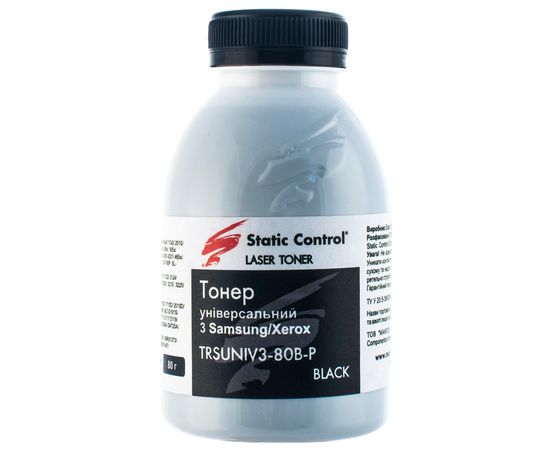 Купить Тонер Samsung универсальный TRSUNIV3 флакон, 80 г SCC (TRSUNIV3-80B-P) по лучшей цене