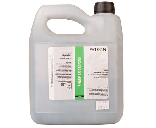 Купить Тонер Sharp AR-280/250 флакон, 700 г Patron (PN-SHAR280-700) по лучшей цене