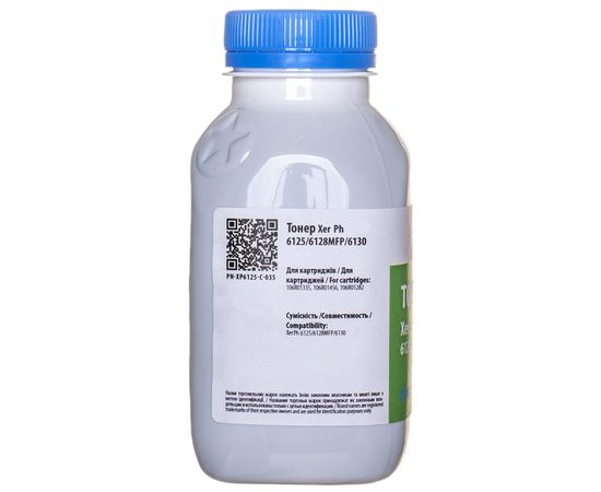 Купить Тонер XER Ph 6125/6128MFP/6130 флакон, 35 г, голубой Patron (PN-XP6125-C-035) по лучшей цене