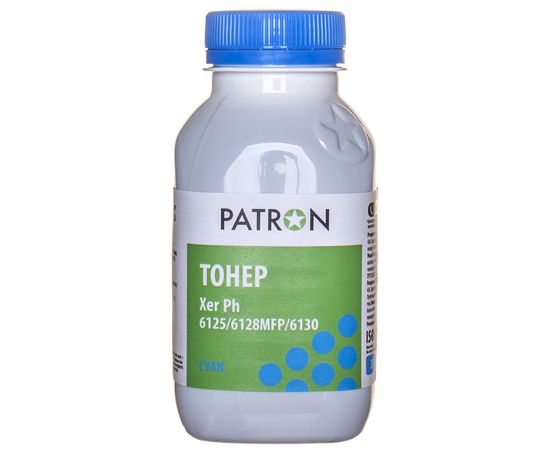 Купить Тонер XER Ph 6125/6128MFP/6130 флакон, 35 г, голубой Patron (PN-XP6125-C-035) по лучшей цене