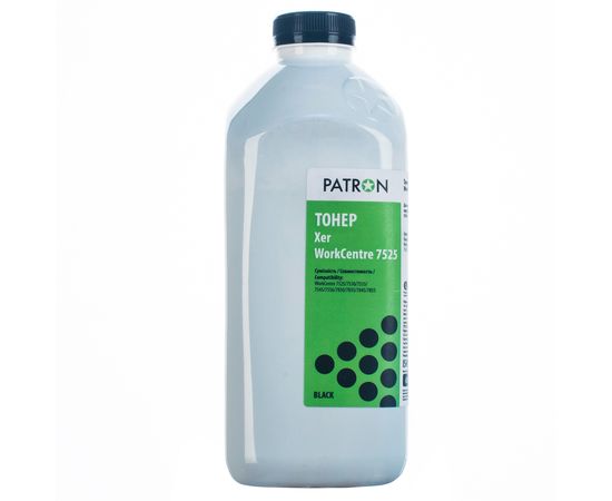Купить Тонер XER WorkCentre 7525 флакон, 650 г, черный Patron (PN-XWC7525-2-B-650) по лучшей цене