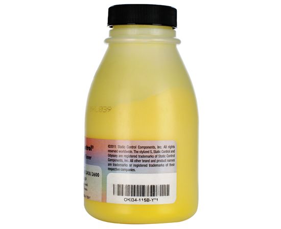 Купить Тонер Oki C3300/3450 флакон, 115 г, желтый SCC по лучшей цене