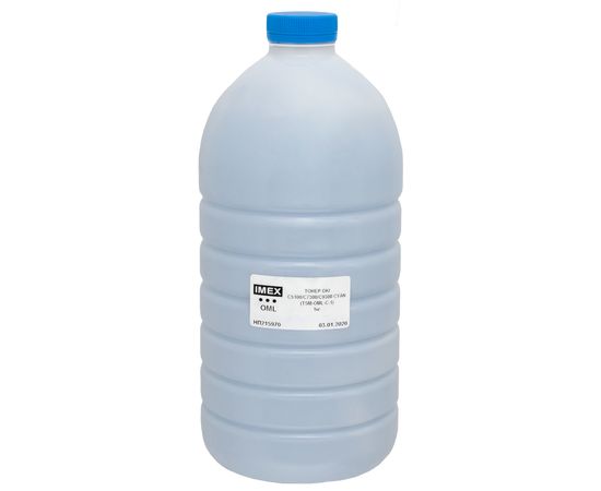 Купить Тонер Oki C5100 флакон, 1 кг, голубой Imex (TSM-OML-C-1) по лучшей цене