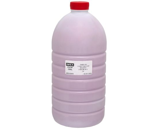 Купить Тонер Oki C5100 флакон, 1 кг, пурпурный Imex (TSM-OML-M-1) по лучшей цене
