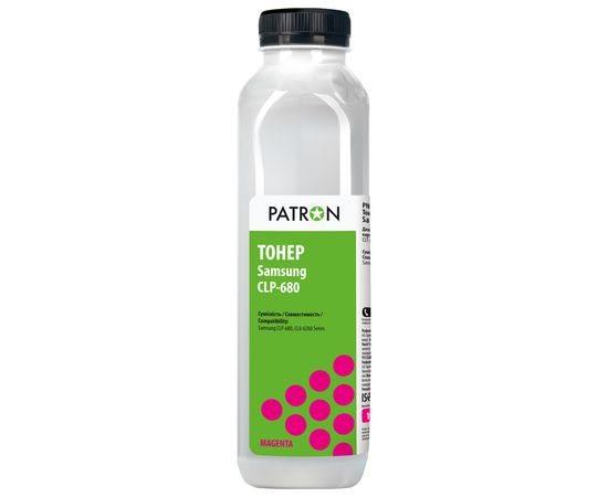 Купить Тонер Samsung CLP-680 флакон, 120 г, пурпурный Patron (PN-SCLP680-M-120) по лучшей цене
