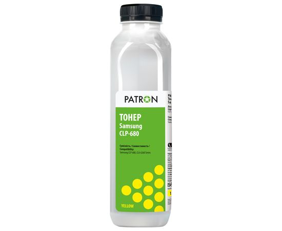 Купить Тонер Samsung CLP-680 флакон, 120 г, желтый Patron (PN-SCLP680-Y-120) по лучшей цене