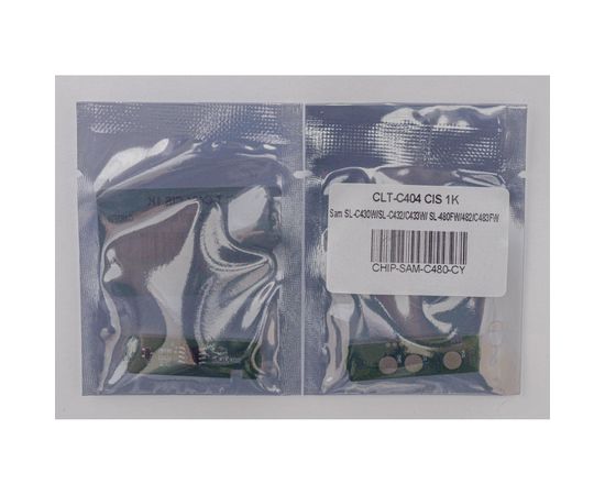 Купить Чип Samsung SL-C430, CLT-C404S 1K, голубой Everprint (CHIP-SAM-C480-CY) по лучшей цене