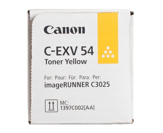 Купить Тонер-картридж C-EXV54 желтый Canon (1397C002) по лучшей цене