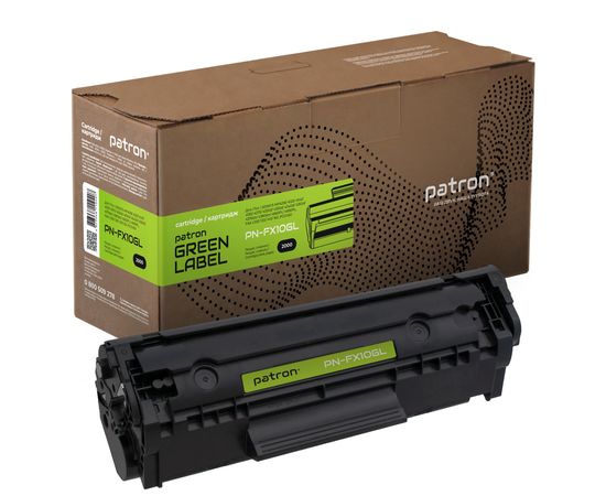 Купить Картридж совместимый Canon FX10 Green Label Patron (PN-FX10GL) по лучшей цене