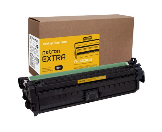 Купить Картридж совместимый HP 650A (CE270A) черный Extra Patron (PN-650AKR) по лучшей цене